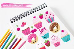 Cupcakes graphics and illustrations Product Image 3