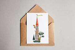 Old Old Fairy Tale - Watercolor Clip Art Set Product Image 7