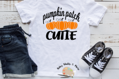 Pumpkin Patch cutie svg file Children&#039;s Halloween shirt svg Product Image 1