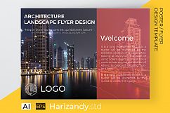 architecture landscape flyer design Product Image 2