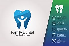 Family Dental Logo Template Product Image 1