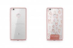Huawei P8 Lite 2017 TPU Electroplated Case Design Mock-up Product Image 1