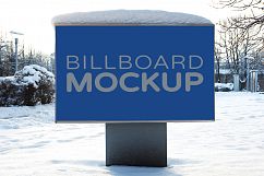 Billboards Mockups in Winter Product Image 2