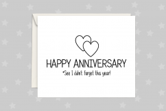 Anniversary Card, Greeting Card Printable Product Image 1
