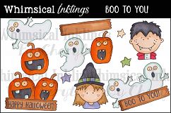 Boo To You Clipart Collection Product Image 1