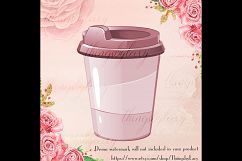 100 Clip Arts Coffee Cup, Coffee Mugs, Latte, Espresso Product Image 2