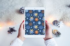 Christmas fantasy. Set snowflakes. Product Image 6