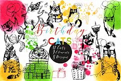 Funny birthday cats Product Image 1