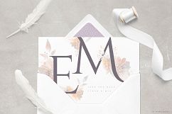 MISTY - Floral monograms set Product Image 7