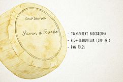 Watercolor Barber Shop Clipart, Barber Shop Clip Art Product Image 4