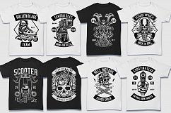 200 Vector Tshirt Designs B/W Concept Product Image 20