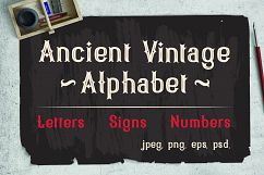 Vintage Victorian alphabet + Bonus Product Image 1
