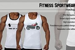 Black man Fitness Mockup Product Image 5