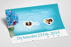 Wedding Invitation Horizontal Flyer Product Image 2