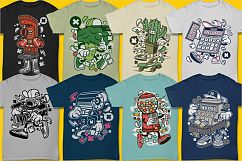 Cartoon Vector #3 Tshirt Design Bundle Product Image 9