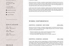 FLORAL Resume/CV + Cover Letter + Title Product Image 9