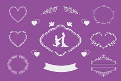 wedding elements vector collections Product Image 1