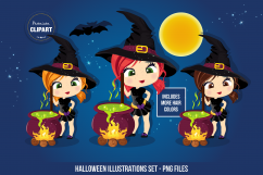 Halloween bundle, Halloween illustrations Product Image 11