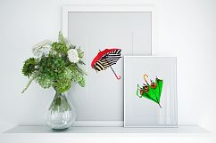 Umbrella. Hand painted clip art Product Image 4