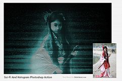Sci-Fi And Hologram Photoshop Action Product Image 2