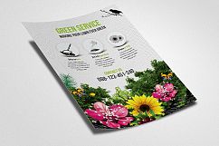 Green/Garden Service Flyer Template Product Image 2