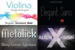 MEGA SALES 62 FONTS BUNDLE Product Image 6