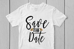 Save The Date - Weddings SVG EPS DXF PNG Cutting Files Product Image 3
