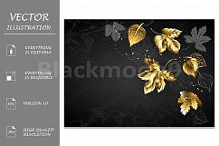 Background with Gold Leaves Product Image 1