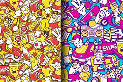 Urban lifestyle seamless patterns Product Image 2