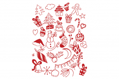 Hand Drawn Christmas Doodles Product Image 3