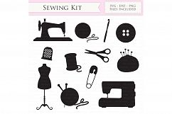 Sewing Machine SVG Knitting svg cutting files Cricut and Silhouette SVG dxf png jpg included. Crochet cutting files stitching svg Product Image 1