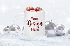 Christmas Cup Mockup with Cookies Product Image 1