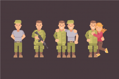 Military service illustrations Product Image 5