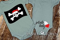 Pirate Flag, Black Flag, baby outfit, SVG - more cut files Product Image 1