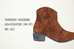 Watercolor Shoes Clipart, Shoes Clip Art, Woman Shoes Clipar Product Image 3