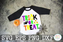 Trick or Treat SVG DXF EPS PNG cutting file Product Image 1