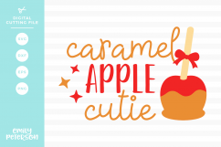 Caramel Apple Cutie SVG DXF EPS PNG Product Image 1