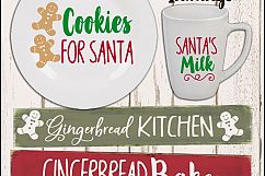 Gingerbread Kitchen Bundle SVG Cutter Files Product Image 1