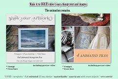 MOCKUP - Animated social media template - Handmade theme Product Image 4