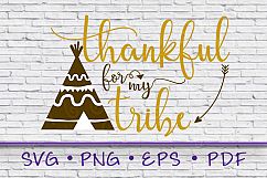 Thankful For My Tribe, Mom Gift, Mom Shirt, Mom, Mom svg Product Image 1