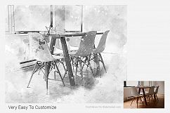 Architecture Sketch Photoshop Action Product Image 21