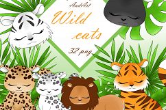Wild cats clipart Product Image 1