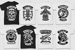 200 Vector Tshirt Designs B/W Concept Product Image 22