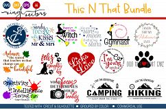 This N That Bundle of 15 cut Ready designs SVG DXF EPS Ai Product Image 1