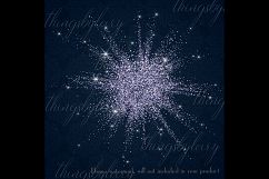 16 Glowing Glitter Explode, Glitter Confetti Gold Dust PNG Product Image 4