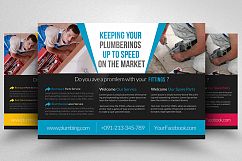 Plumber Service Horizontal Flyer Product Image 1