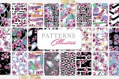 Bouquet of pink flower PNG watercolor pack Product Image 7