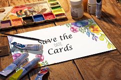 Double Sided Save The Date Card Product Image 2