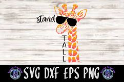 Stand Tall | Giraffe | SVG DXF EPS PNG Digital Cut File Product Image 1