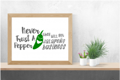 Funny SVG Never Trust a Jalapeno Pepper SVG Cut Files Product Image 4